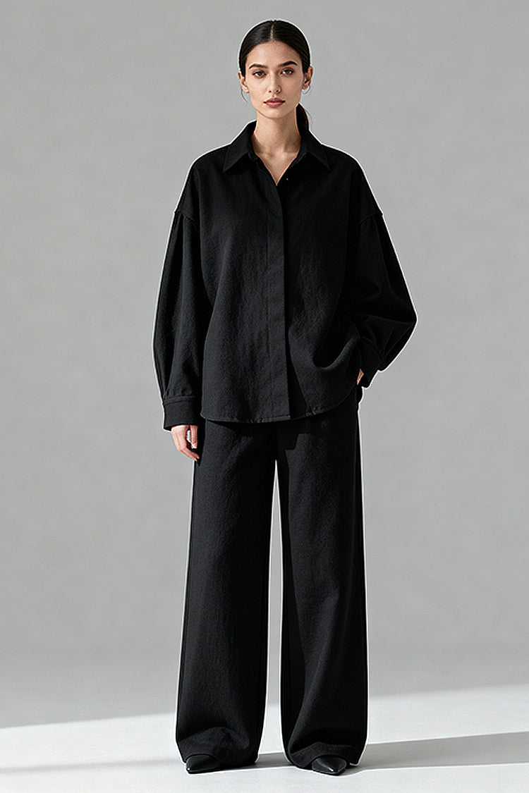 Premium Urban Black Summer Co-Ord Set – Limited Collection