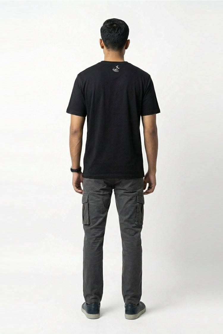 Yamzai Focus Premium Tee – Minimal Power Streetwear