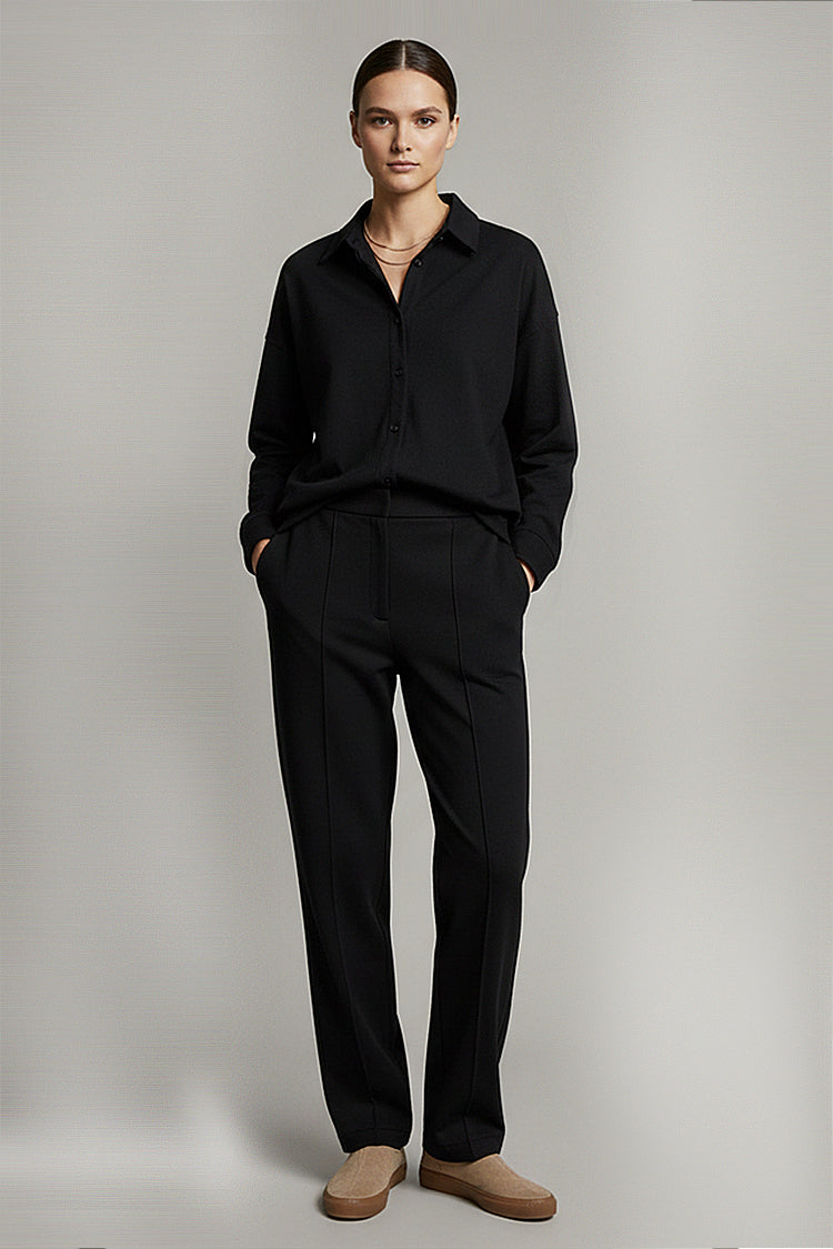 Premium Noir Black Streetwear Co-Ord Set – Limited Collection