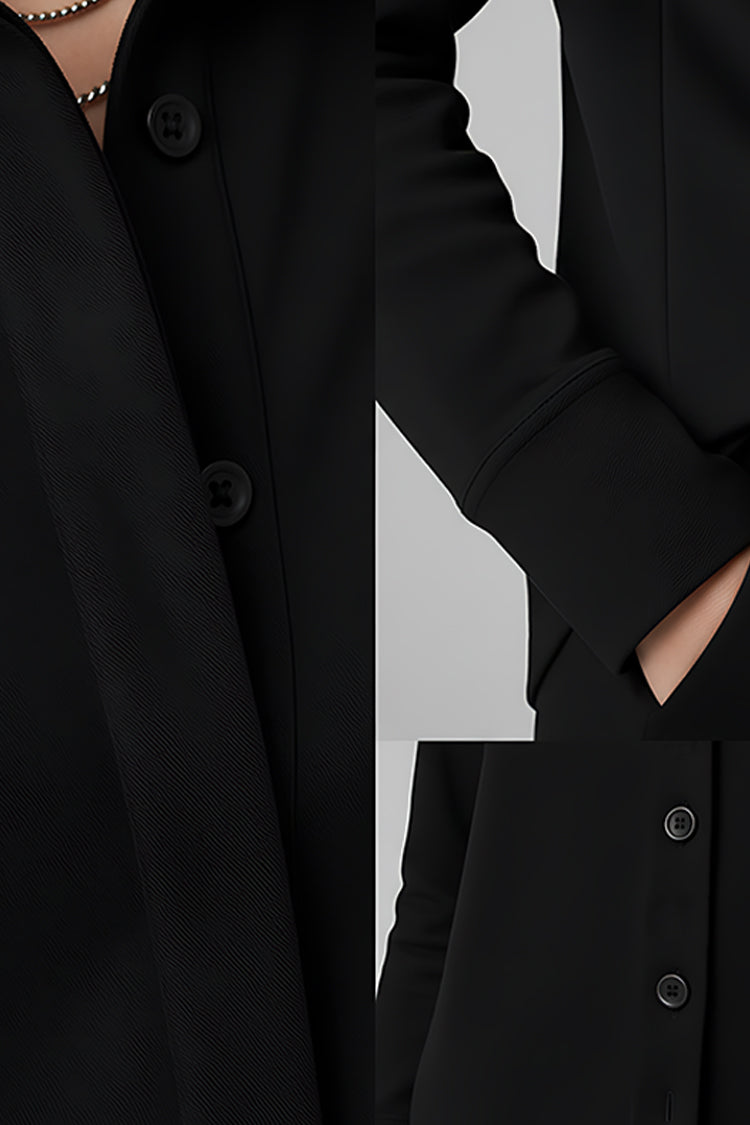 Premium Urban Black Minimalist Co-Ord Set - Limited Collection