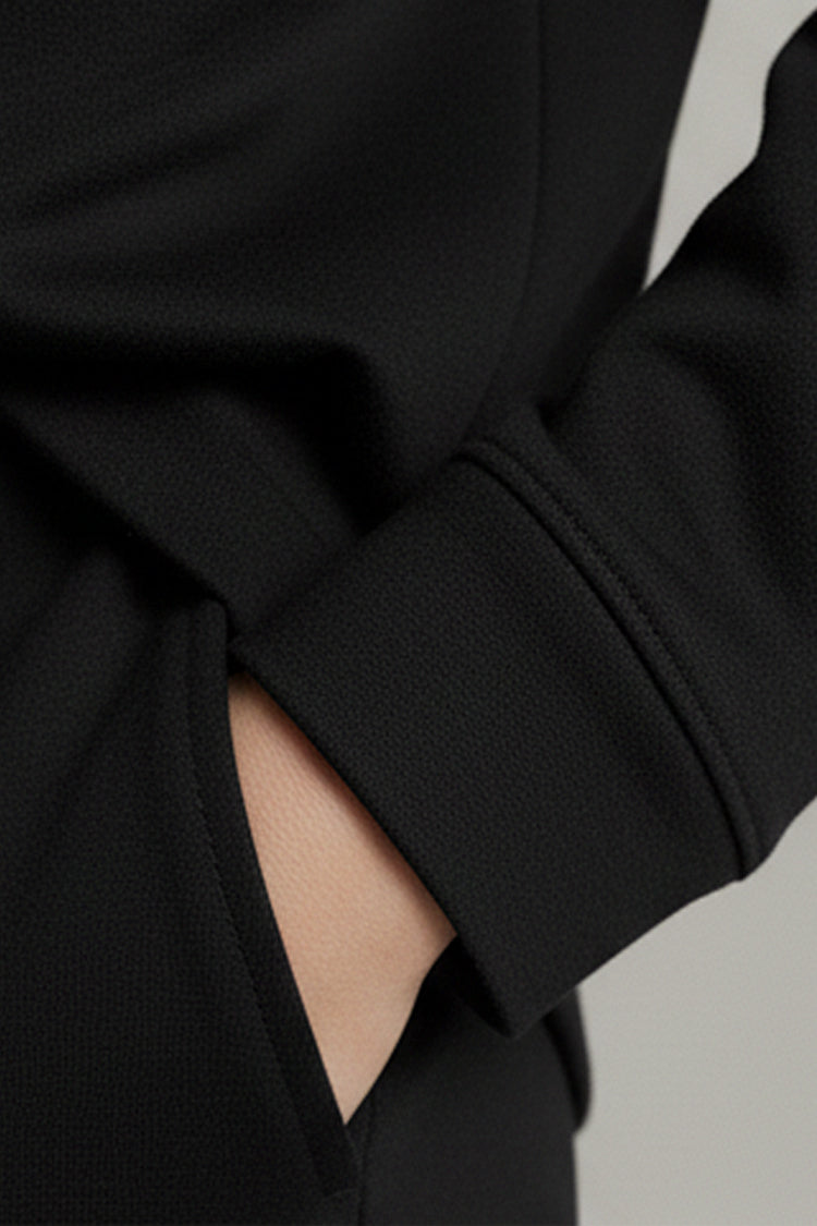 Premium Noir Black Streetwear Co-Ord Set – Limited Collection