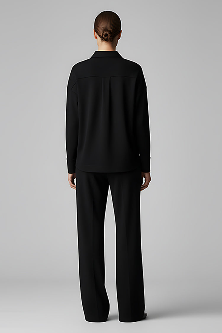Premium Urban Black Minimalist Co-Ord Set - Limited Collection