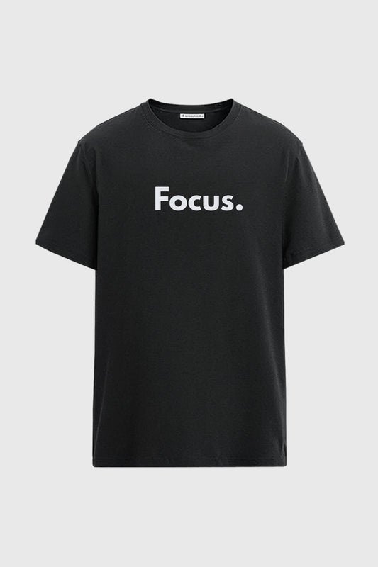 Yamzai Focus Premium Tee – Minimal Power Streetwear